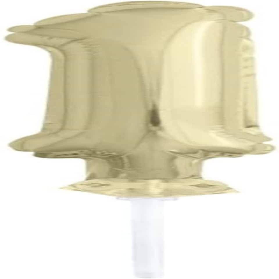 image 1 of Gold Foil Number 1 Balloon Cake Topper 5"