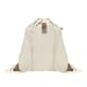 image 3 of MidOcean Panda Recycled Cotton Drawstring Bag - Beige - One Size Brown