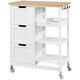 image 1 of Yaheetech 84.5 cm H Kitchen Storage Serving Cart
