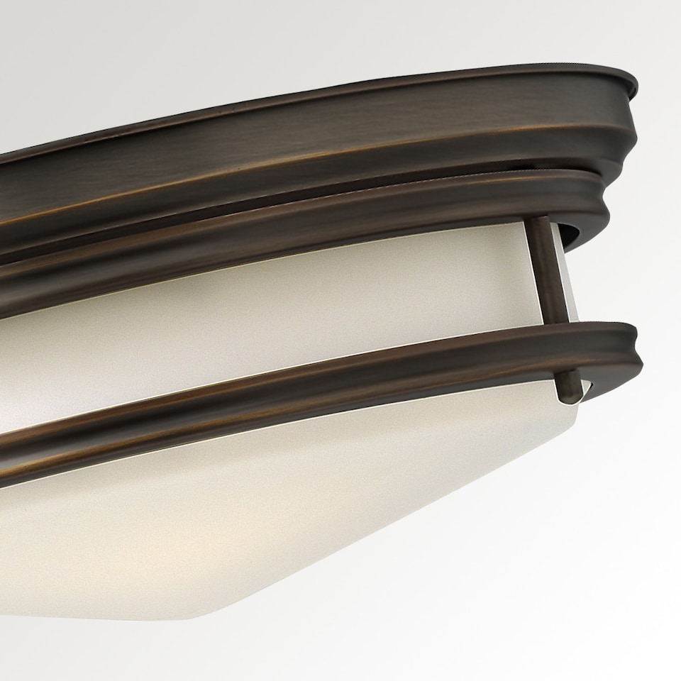 image 1 of Hadley 3 Light Semi Flush Ceiling Light Oil Rubbed Bronze, E27