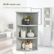 image 5 of VonHaus Shrewsbury Grey Bathroom 3 Tier Corner Shelf