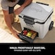 image 2 of Ninja FrostVault 30QT/28L Wheeled Cooler with Dry Zone, Cloud White FB230UKWH