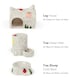 image 6 of Scruffs Small Pet Woodland Ceramic Set - House, Water & Food Bowl