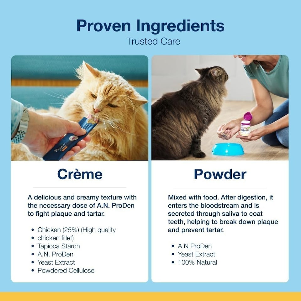 image 1 of ProDen PlaqueOff Crème for Cats - 30 Chicken Flavour Pouches