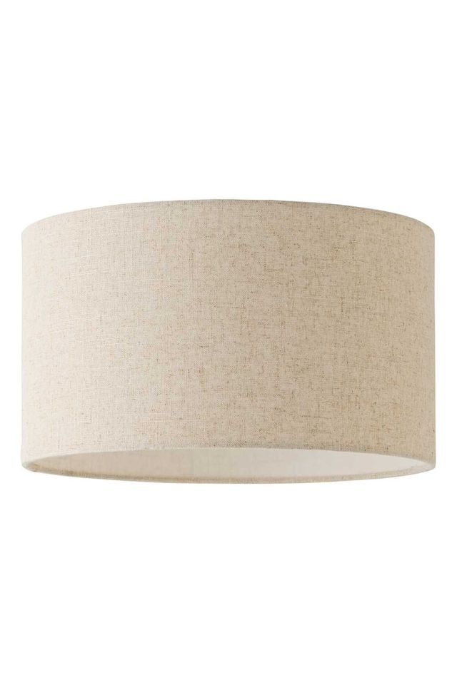 image 1 of ValueLights Reni Medium Fabric Linen Easy Fit Pendant Lamp Shade
