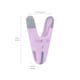 image 7 of JVL Grey Peg Basket with 48 Soft Touch Clip Clothes Pegs, Assorted Colours