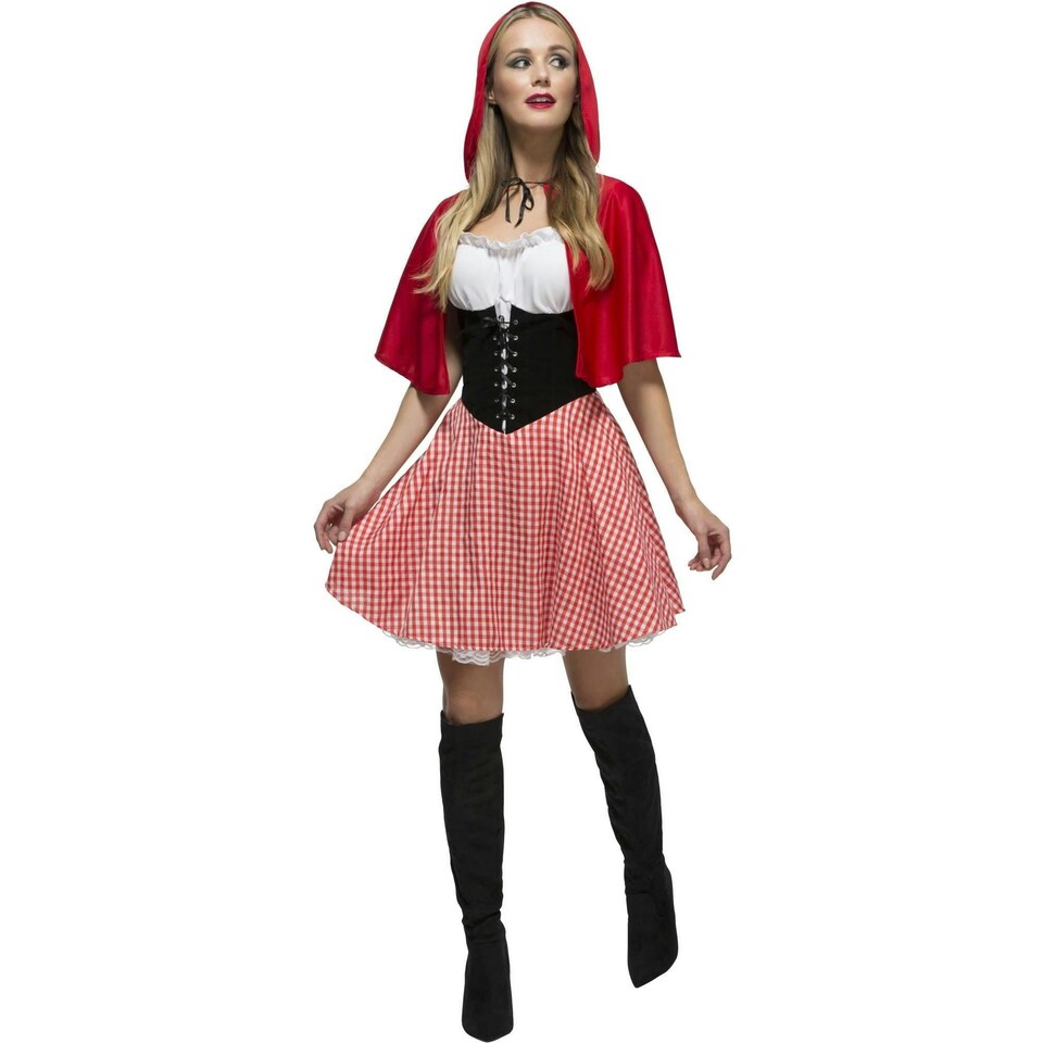 image 1 of Red Riding Hood Womens/Ladies Costume - Red - S | Multi | S