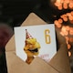 image 3 of T-Rex Dinosaur Party Hat Kids Age 6 Year Old Child Kids 6th Birthday Card