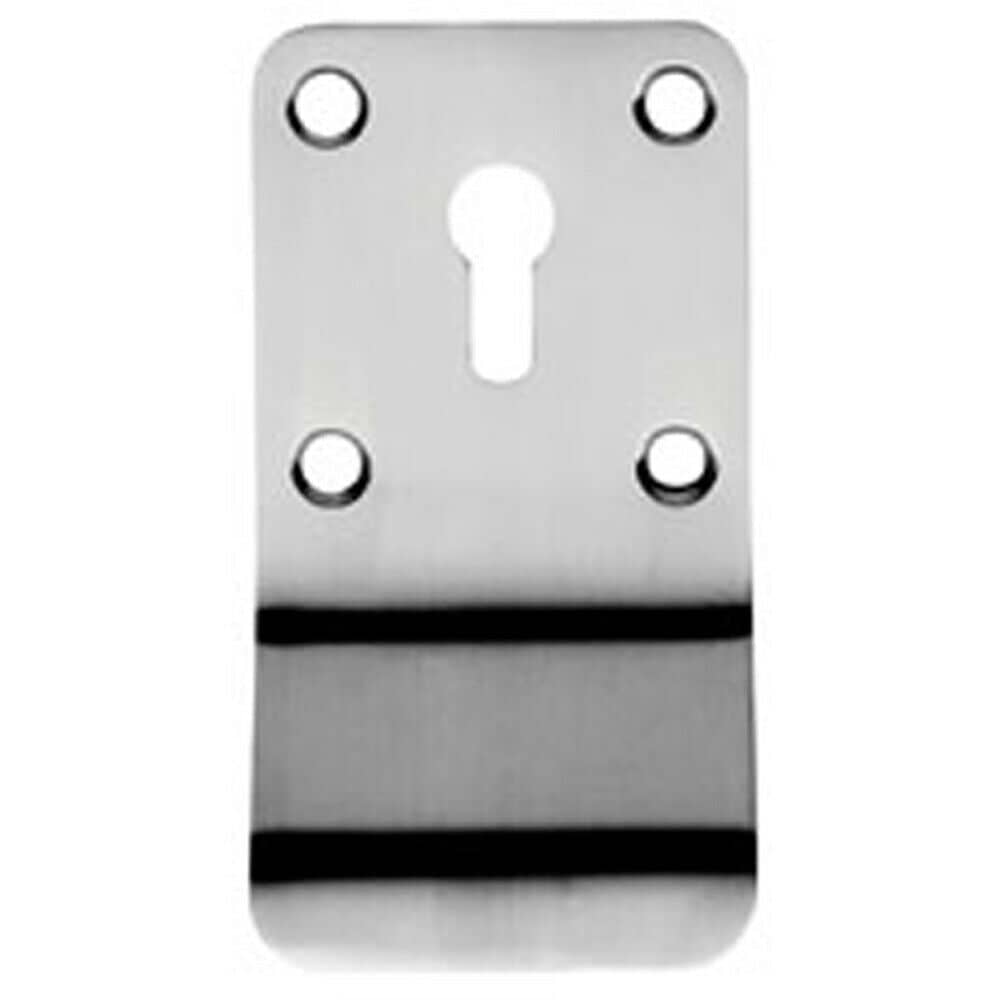 Loops Lock Profile Cylinder Latch Pull External Door Handle Satin Stainless Steel in Metallics