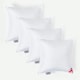 image 1 of Homescapes Luxury Super Microfibre Cushion Pad Insert Inner 45 x 45 cm (18 x 18 inches) - Pack of 4 | White | 45 x 45 cm (18 x 18")