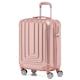 image 1 of Flight Knight Premium Hard Shell Lightweight Cabin Suitcase - 8 Wheels - TSA Lock & USB Port - 100 Airlines Approved Including Ryanair Priority - 55x40x20cm Pink | Rose Gold | Cabin Bag