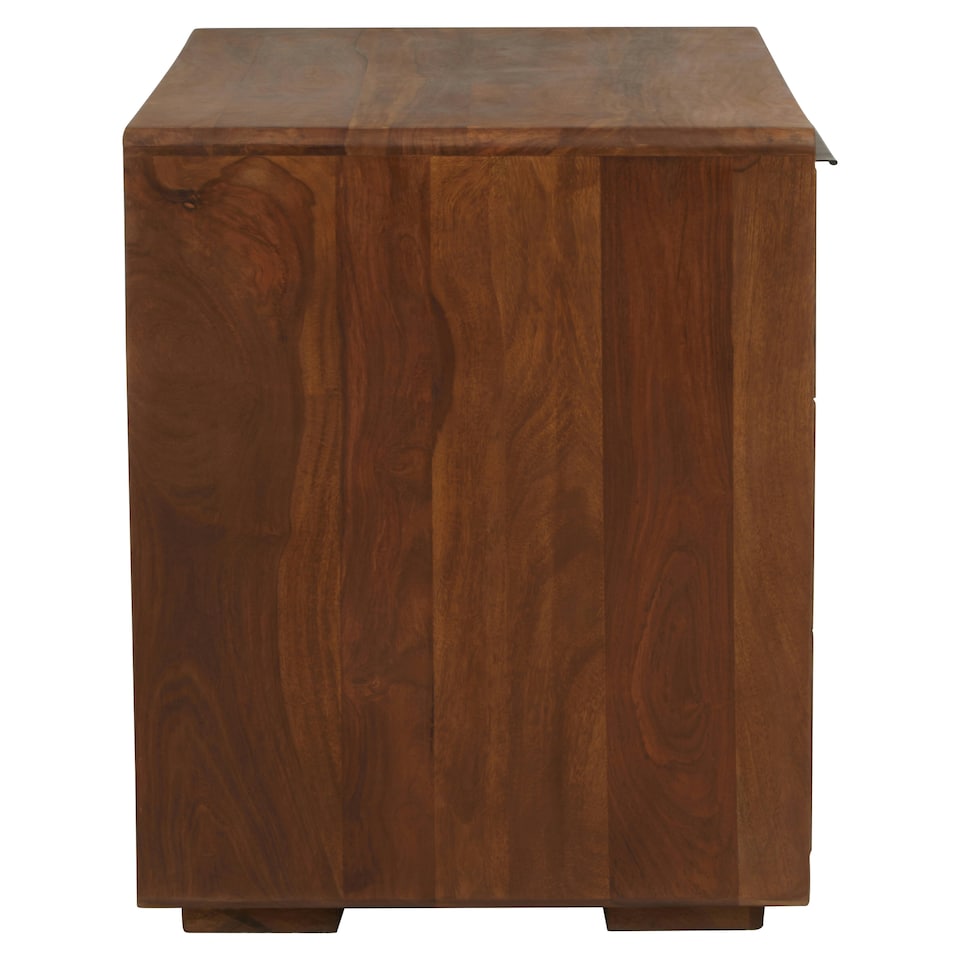 image 1 of Interiors by Premier Two Door Sheesham And Acacia Sideboard Brown