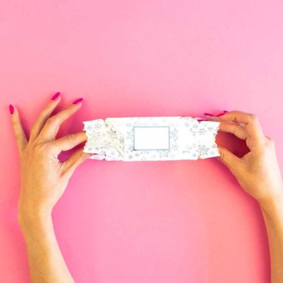 image 1 of Silver Snowflakes Christmas Mini Cracker Gift Boxes - Pack of 4