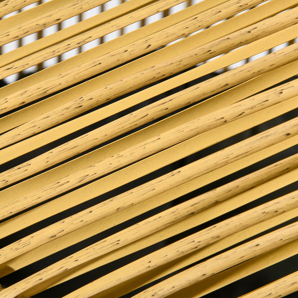 image 1 of Outsunny Garden Egg Chair with 14cm Thick Seat Cushion, PE Rattan Leisure Chair with Comfortable Headrest, Adjustable Feet, Steel Frame, Sand