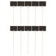 image 1 of Handheld Mini Blackboard & Chalk For Plant Pots | Multi | Set of 10 & Rectangle | 10
