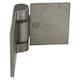 image 3 of Large Steel Butt Hinge Extra Heavy Duty Industrial Quality 76x157mm Silver