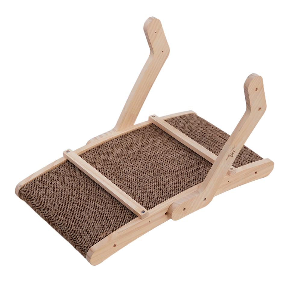 image 1 of Living and Home Versatile Reusable Cat Scratcher Bed | Brown | M