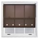 image 3 of FURNISHED Roller Blinds Daylight Round Eyelet Light Filtering Easy Fit Trimmable Window Blind | Brown | Mocha | (W) 170cm x (L) 165cm