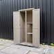 image 3 of Tall Garden Wooden Storage Shed Grey