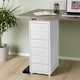 image 9 of Filing Cabinet - made of steel, 4 wheels, 6 drawers, label holders, easy assembly Grey | Light Grey