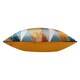 image 4 of Furn Metro Harlequin Velvet Cushion | Orange | Ginger