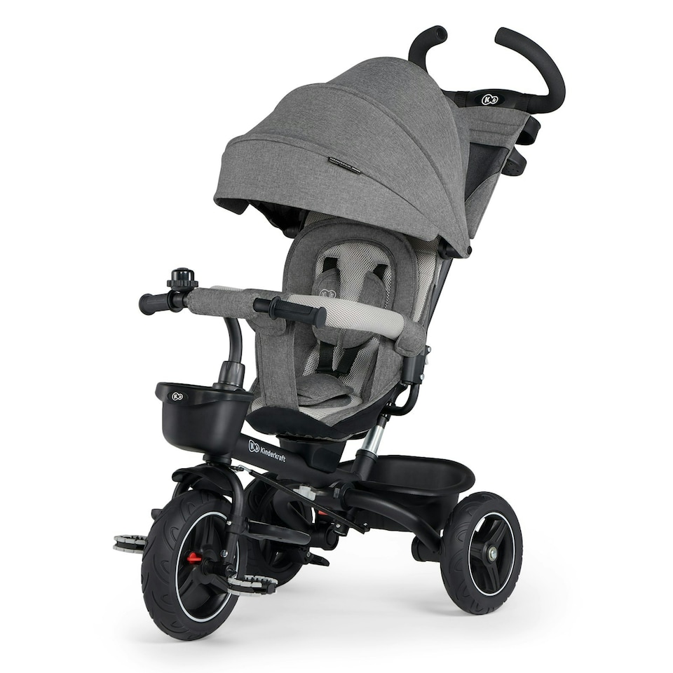 image 1 of Kinderkraft Tricycle Spinstep Grey