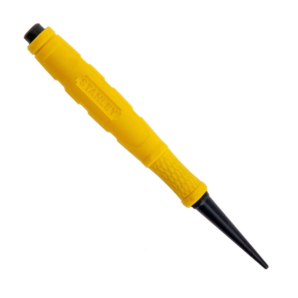 image 1 of Stanley Dynagrip Nail Punch | Yellow | Yellow | 0.8mm | 1