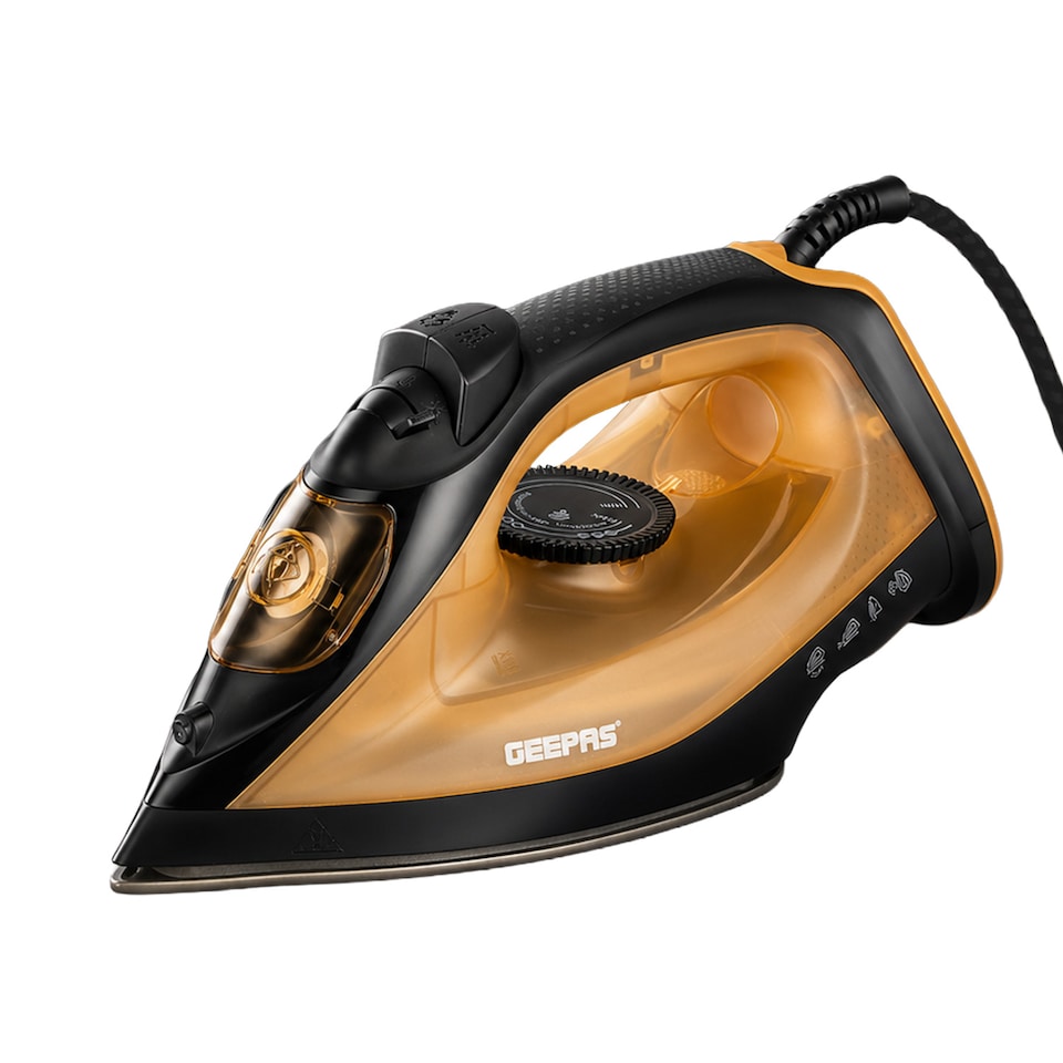image 1 of GEEPAS Steam Iron 1800W, Gold