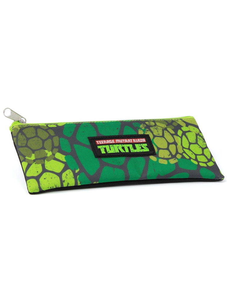 image 1 of Teenage Mutant Ninja Turtles Boys Backpack Set | Kids 4 Piece Green Rucksack Bundle with School Bag, Pencil Case, Lunch Bag & Water Bottle | TMNT Graphic Complete Matching Set | Back to School Gifts | Green | Green