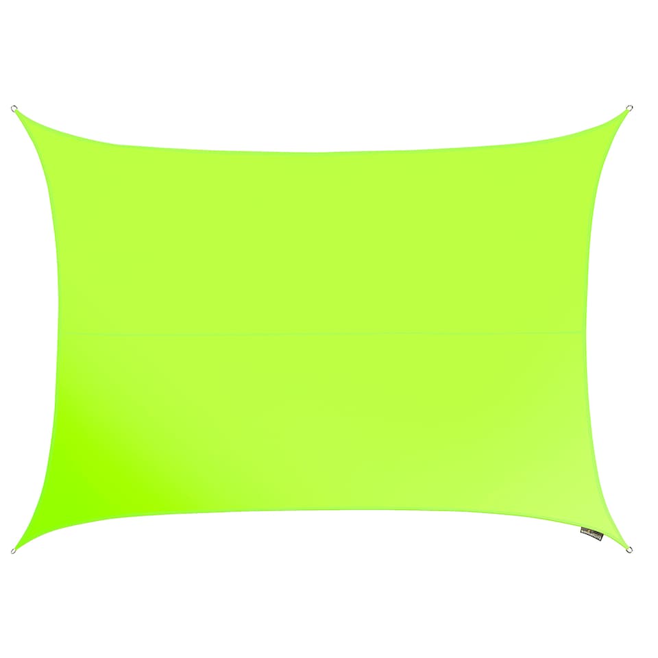 image 1 of 6m x 5m Rectangle Waterproof Lime Sun Shade Sail