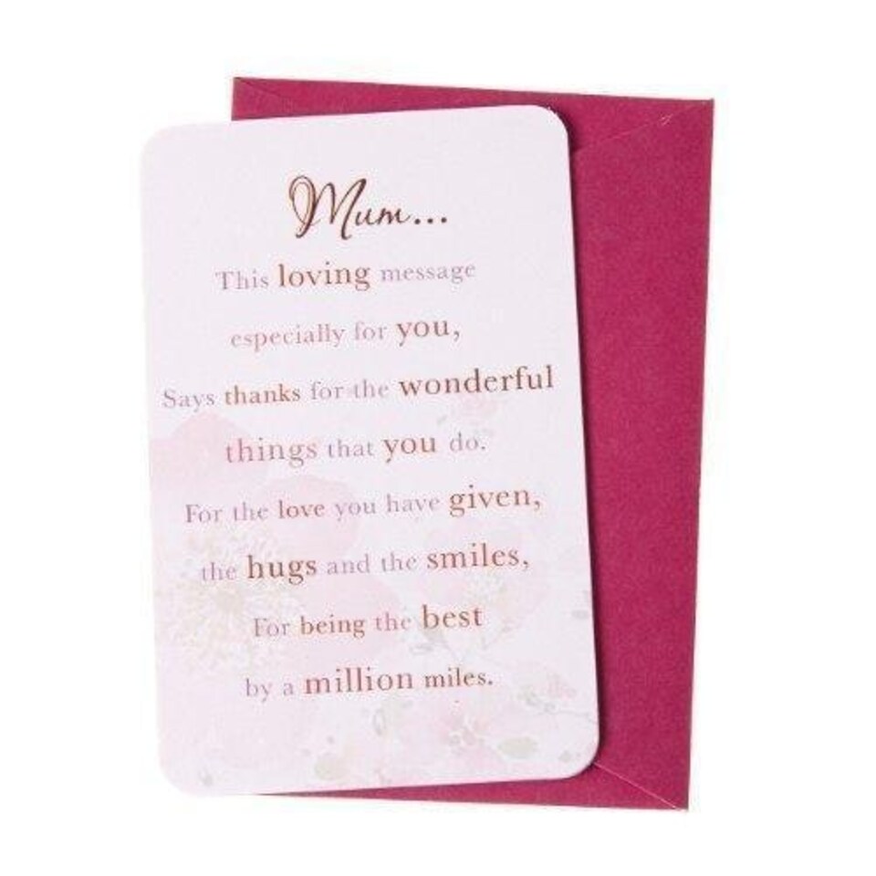 image 1 of Words of Endearment Mum... Mini Card
