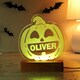 image 6 of Personalised Pumpkin Wooden LED Light