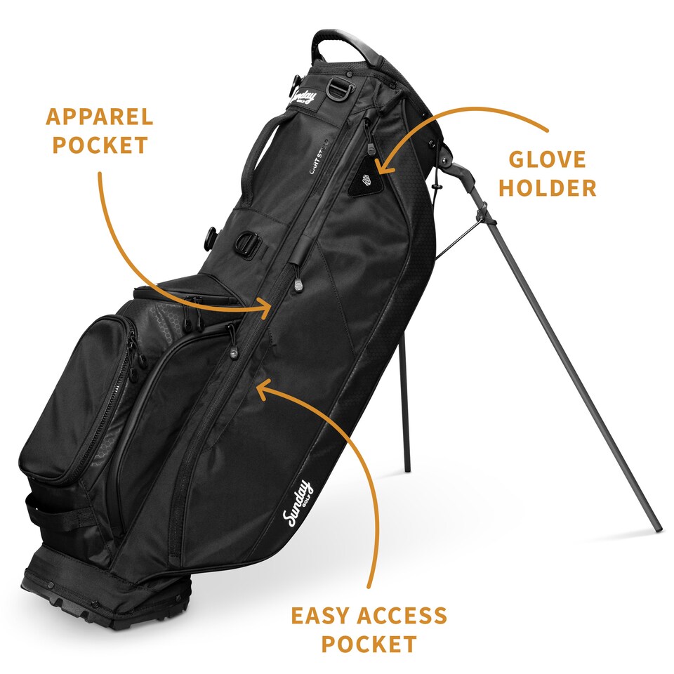 image 1 of Ryder Golf Bag - Matte Black