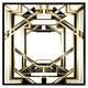 image 2 of Art deco golden black frame (Picture Frame) Brown | XL