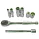 image 3 of Metric And Imperial AF SAE Shallow And Deep Socket Set 50pcs 6mm - 19mm
