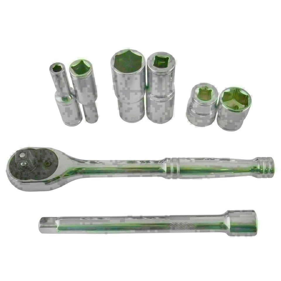 image 1 of Metric And Imperial AF SAE Shallow And Deep Socket Set 50pcs 6mm - 19mm