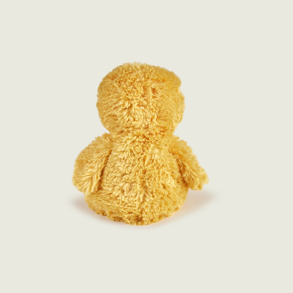 image 1 of Warmies Junior Plush Chick Microwavable Weighted Teddy with French Lavender Scent, Hot or Cold for Cool Relaxation and Warm Relief