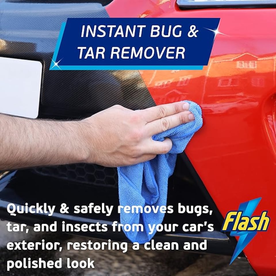 image 1 of Flash Car Care Bug & Insect Remover 3 x 500ml