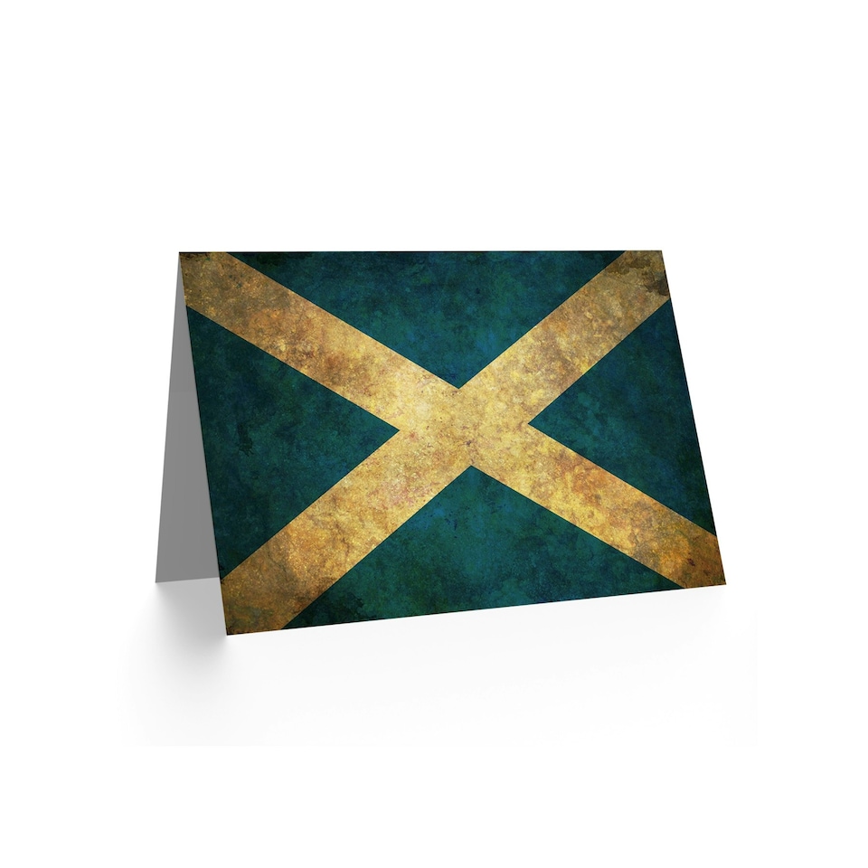 image 1 of Scotland Flag Grunge Scottish Scotland Card