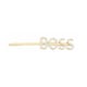 image 1 of Envie Women's Pearl Words Letters Hairpin,  Boss
