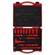 image 1 of 3/8" Drive VDE Insulated Metric Socket and Accessory Tool Kit 16pc Hex + T bar