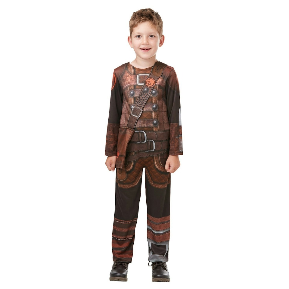 image 1 of How To Train Your Dragon: The Hidden World Boys Hiccup Costume - Brown - M M