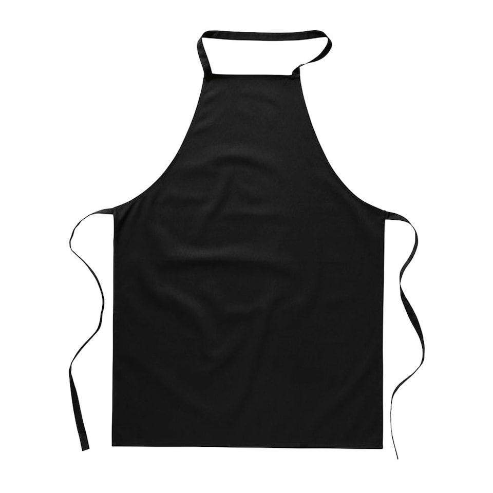 image 1 of MidOcean Kitab Cotton Kitchen Apron - Black - One Size Black