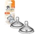 image 1 of Tommee Tippee Baby Bottle Teats Fast Flow Anti Colic Silicone 6 Months Pack Of 2