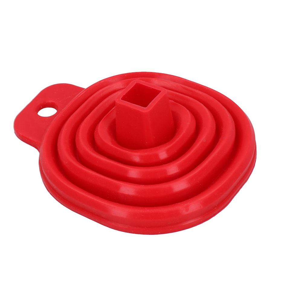image 1 of Silicone Flexible Mini Collapsible Folding Foldable Funnel -40c – 230c Kitchen 10pk