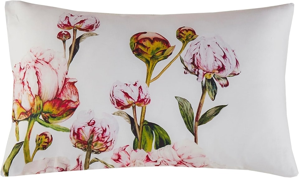 image 1 of Heligan Floral Duvet Cover Set - King - White