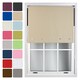 image 1 of FURNISHED Blackout Roller Blinds with Round Eyelets Cut to Size Easy Fit Window Shade | Brown | Cappuccino | (W) 120cm x (L) 210cm