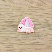 Pink Tortoise Patch Motif for Dressmaking - each