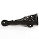 image 3 of Hammer & Tongs Ornate Iron Shelf Bracket - D120mm - Black