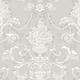 image 1 of Rasch Amelie Damask Wallpaper - Grey - 10.05m x 0.53m | Grey
